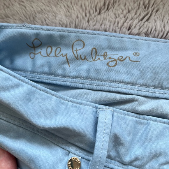 Lily Pulitzer Worth Skinny Pant Light Blue Size 4 - Picture 5 of 10
